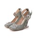 Iris Corolla Demi Ballet Stye Wedge Shoes(Reservation/5 Colours/Full Payment Without Shipping)